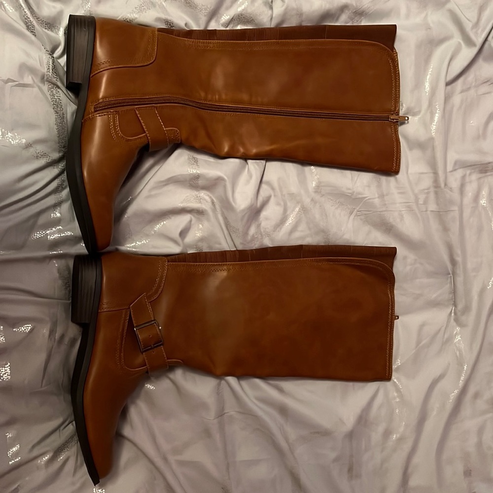American Eagle brown tall boots. Size 10